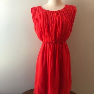 Alice + Olivia Bright Red Cocktail Dress size S